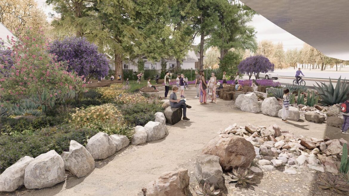 Neighbors turn neglected overpass into community garden in Oakland Neighbors turn neglected overpass into community garden in Oakland