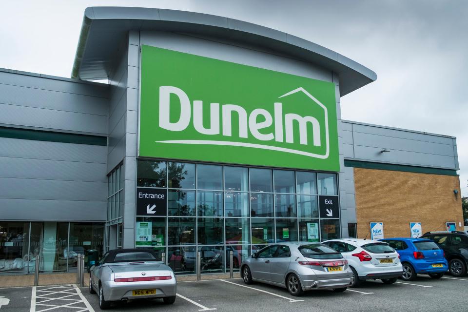 Dunelm retail outlet.