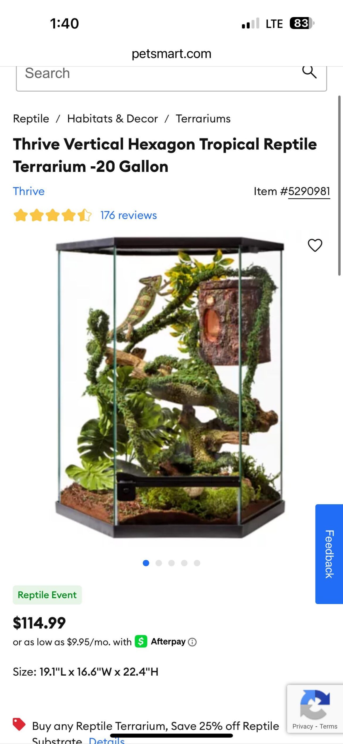 What could live in this tank?