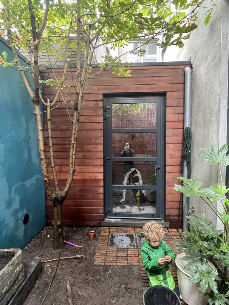 Limited space.  What to plant here?
