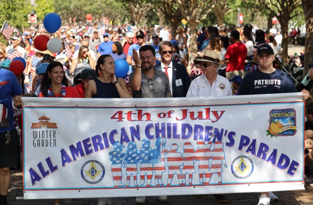 The Winter Garden Masonic Lodge All American Kids Parade makes...