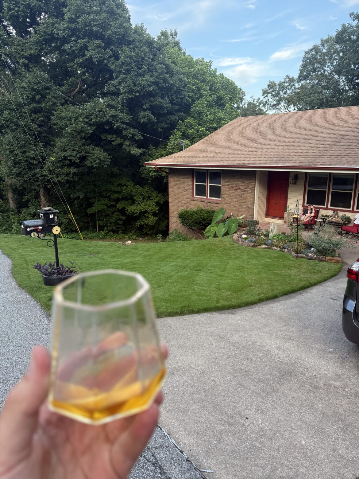 It’s not as grand as some of y’all’s, but proud of my zoysia lawn this year.