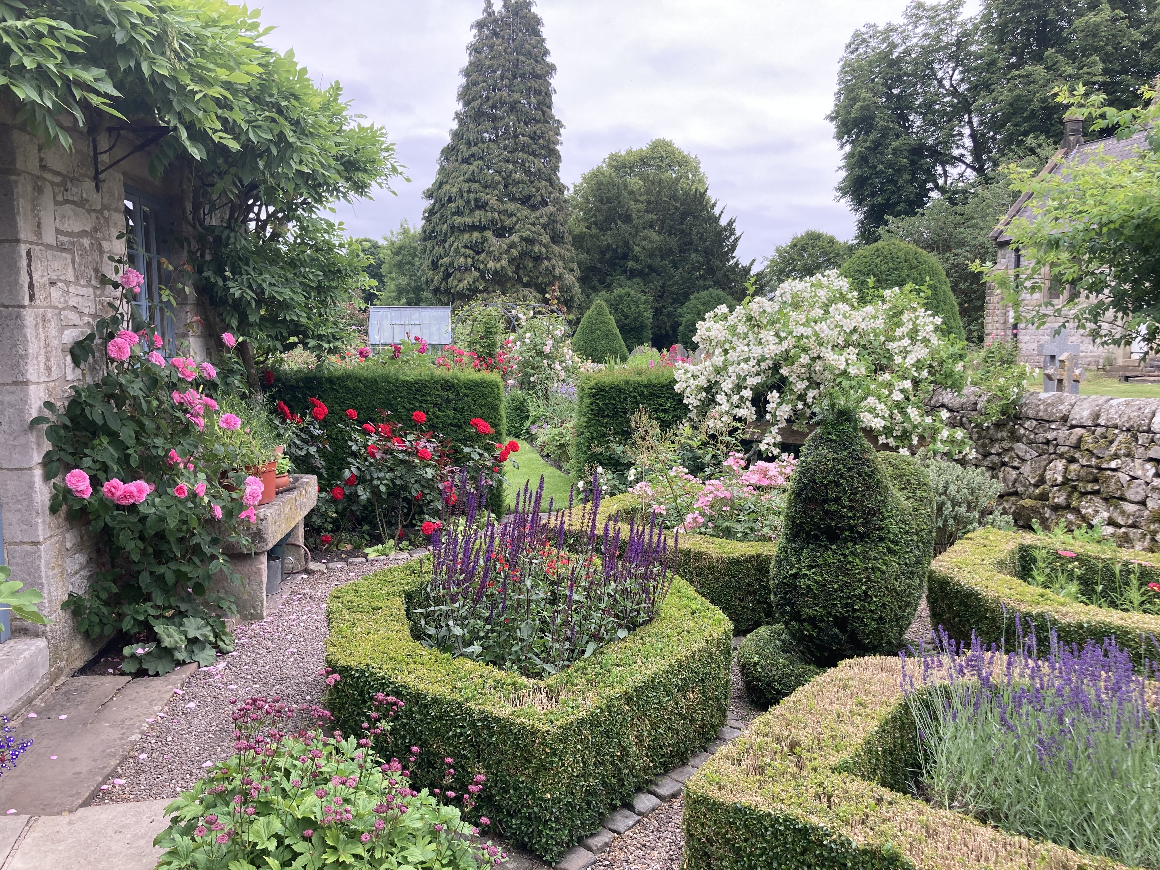 Lynette Coyne's garden in Parwich, Derbyshire.