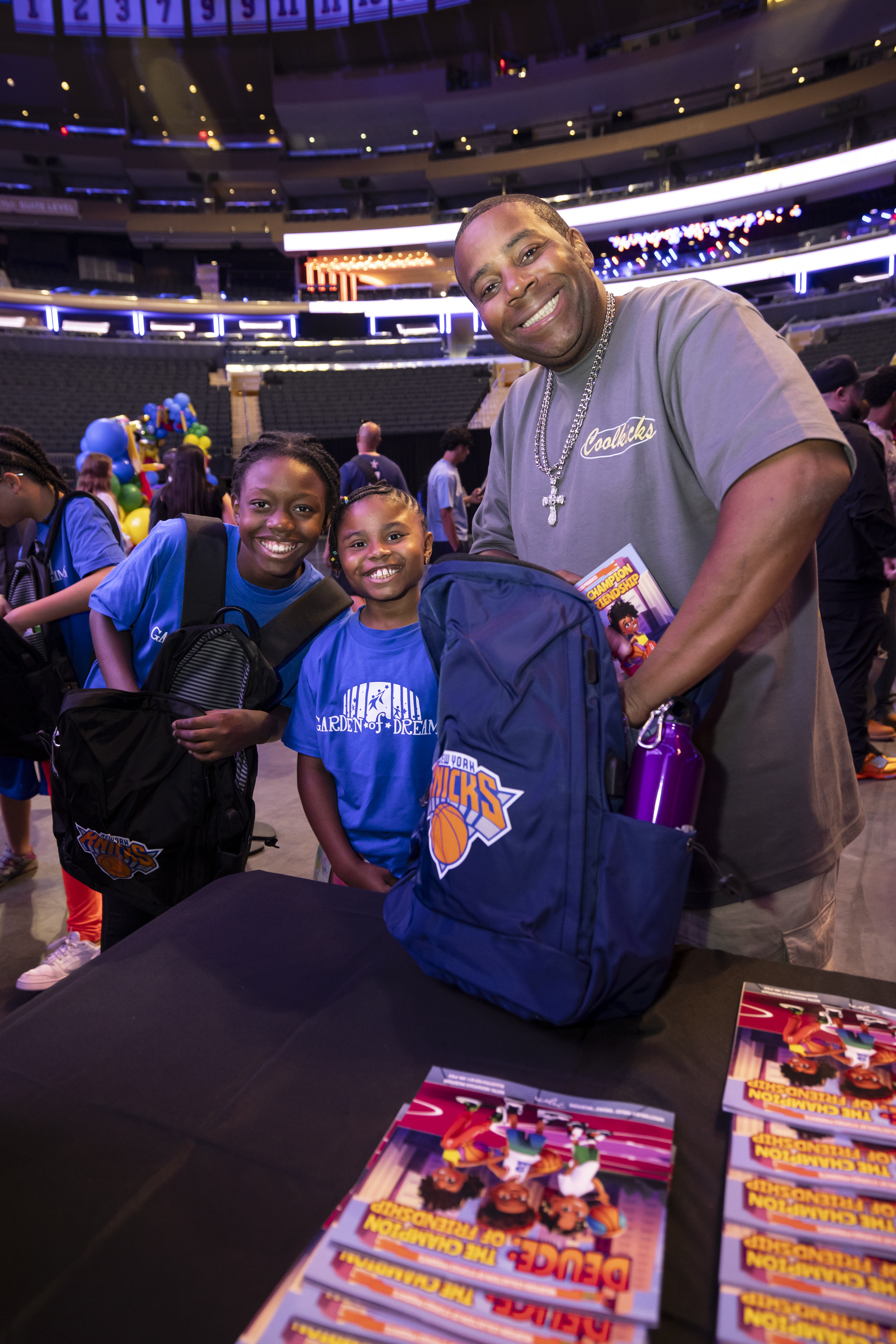 The Garden of Dream Foundation hosted a Back to School event at Madison Square Garden in New York City.