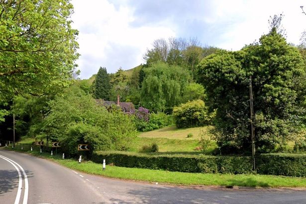 Beacon Cottage from the A449 Ledbury-Malvern road (Google Street View)