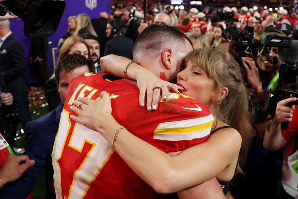 Taylor Swift and Travis Kelce