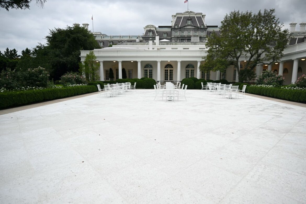 Trump’s Rose Garden redesign is in. And critics aren’t impressed The Independent