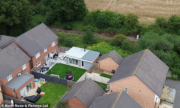 The flat-roofed garden building, which measures 3.5m by 5m, was built just 20cm from a neighbour's fence and stands nearly 3 metres tall. Planning permission is typically required when a building taller than 2.5m is located within two metres of a boundary