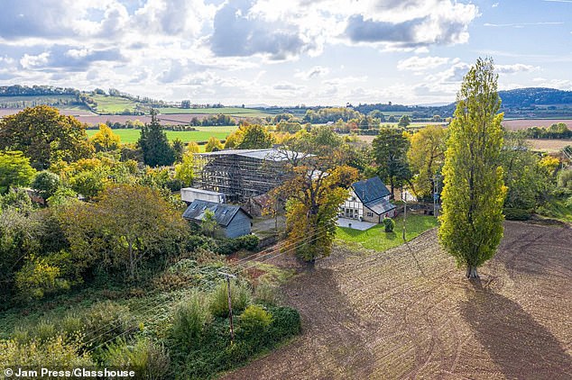 The house is surrounded by greenery and is a stone's throw away from the diminutive village of Canon Pyon