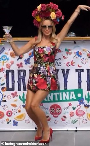 Amanda was certainly the hostess with the mostest as she entertained her guests