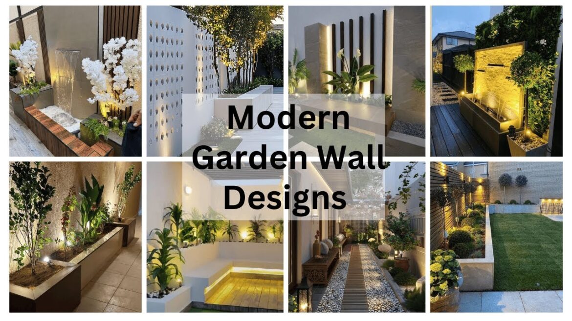 Modern Garden Wall Designs for Front Yard & Backyard | Exterior Garden Wall Ideas | Your Home Decor Modern Garden Wall Designs for Front Yard & Backyard | Exterior Garden Wall Ideas | Your Home Decor