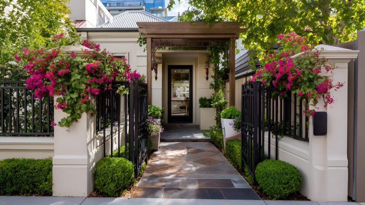 Small Front Yard Design Hacks | Maximize Space with Creative Landscaping | Elegant Garden Ideas #10