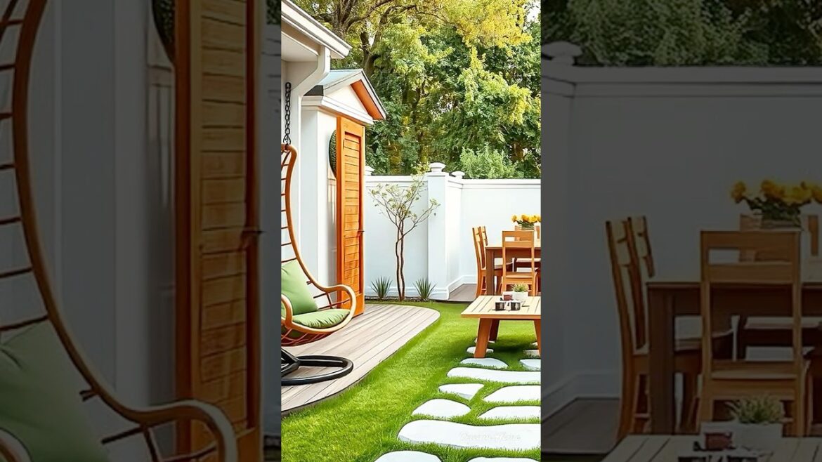 Relax & Dine in This Cozy Backyard #garden #eleganthomes #gardendesign #home #gardening