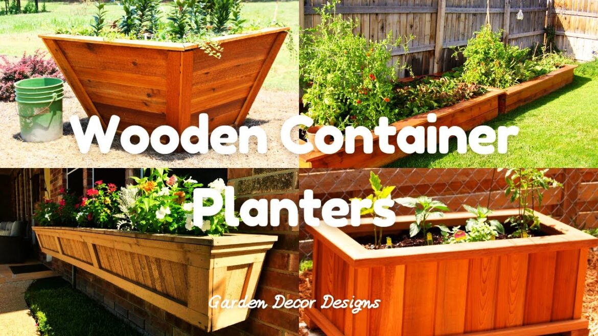 AMAZING! WOODEN CONTAINER GARDEN PLANTERS DESIGN IDEAS | BEST DIY WOODEN PLANTER BOX OUTDOOR SPACE AMAZING! WOODEN CONTAINER GARDEN PLANTERS DESIGN IDEAS | BEST DIY WOODEN PLANTER BOX OUTDOOR SPACE