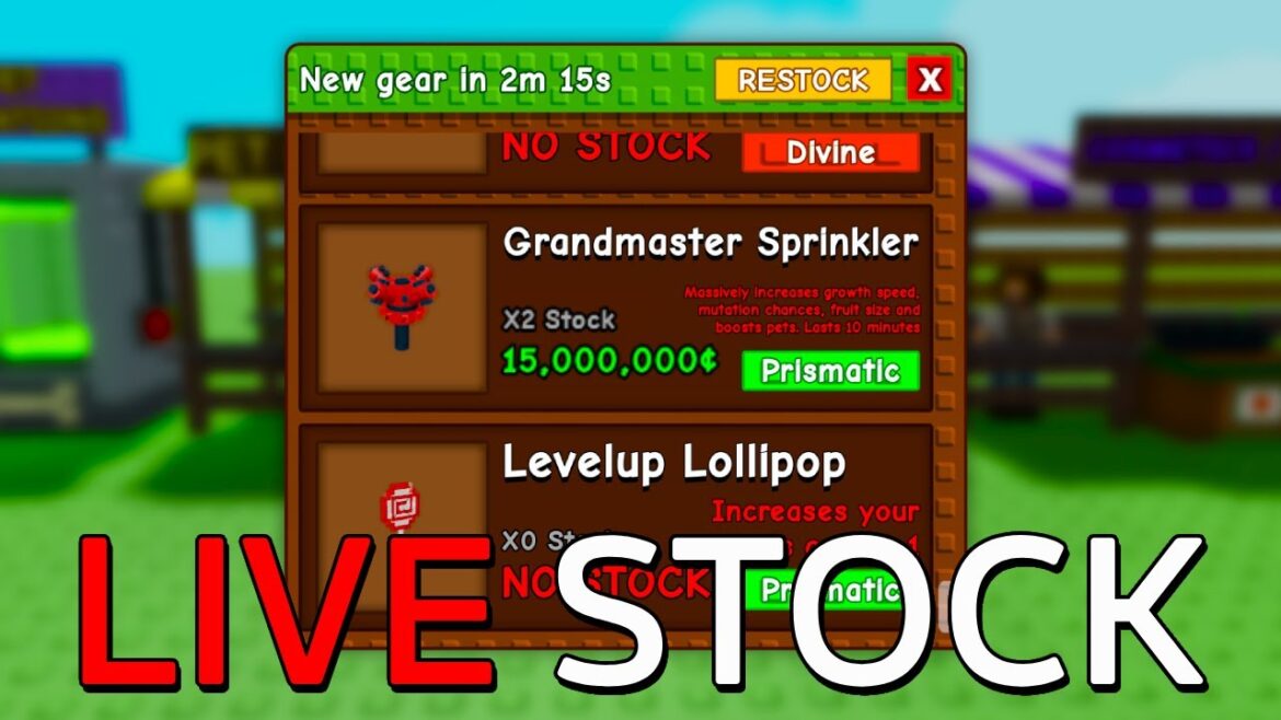 Live 🔴 | GROW A GARDEN STOCK, WEATHER & SEEDS! 24/7!