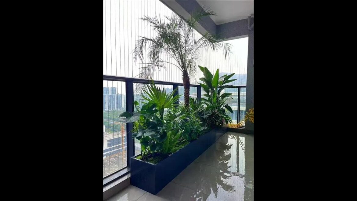 Is it worth spending two hours creating a green landscape? #Plant Landscaping #Balcony Transformati