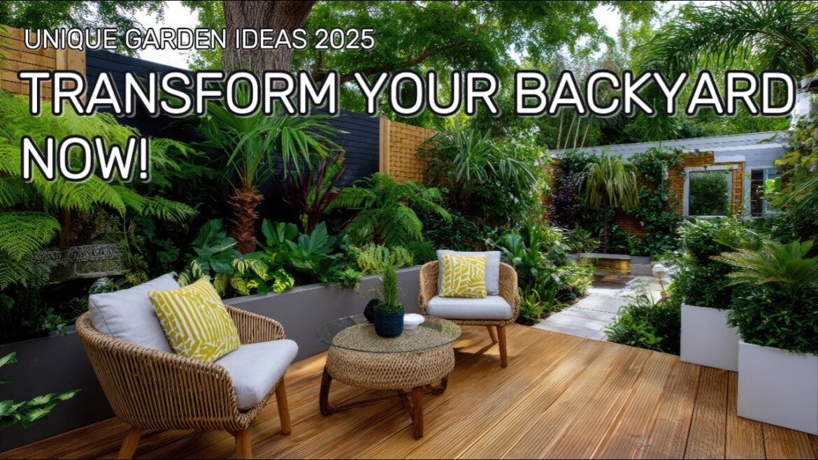 🌿 Transform Your Backyard with These Unique Garden Design Ideas | Outdoor DIY 2025 🌿 Transform Your Backyard with These Unique Garden Design Ideas | Outdoor DIY 2025