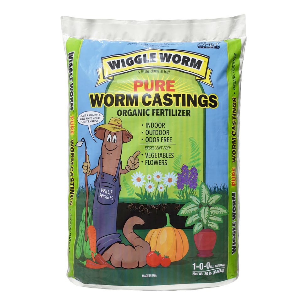 100% Pure Organic Worm Castings Fertilizer