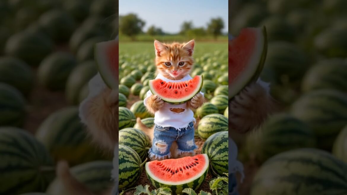 The Cat’s Watermelon Dream—Washed Away by a Flood #catlife #straycat #catstory #trendingshorts #top The Cat's Watermelon Dream—Washed Away by a Flood #catlife #straycat #catstory #trendingshorts #top