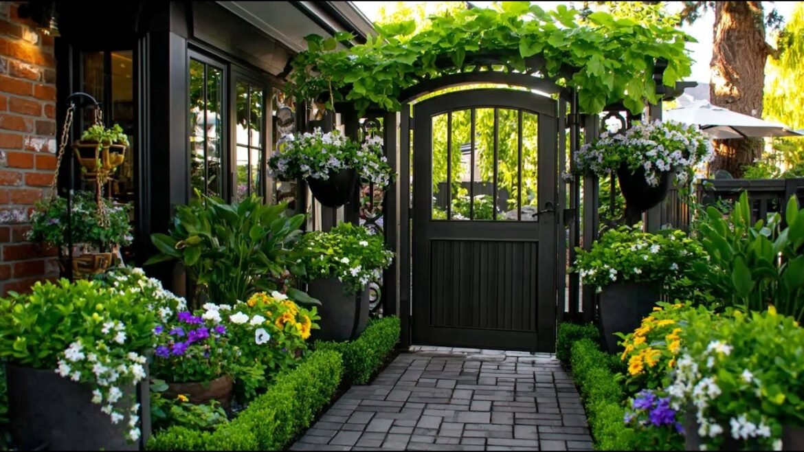 14 Magical Small Front Garden Entryway Ideas with Rustic Gates and Arches! 14 Magical Small Front Garden Entryway Ideas with Rustic Gates and Arches!