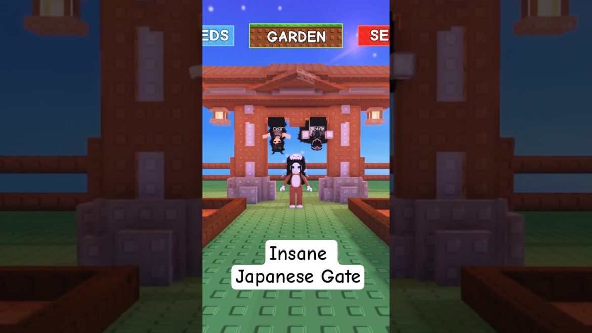 #5 Grow a Garden Design Ideas - Japanese Entrance #growagarden