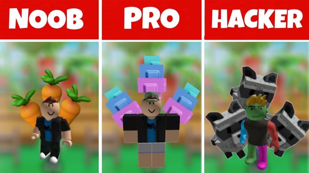 Noob Vs Pro Vs Hacker Roblox Grow A Garden Challenge