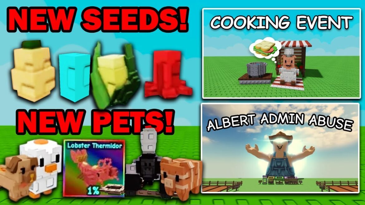 ALL PETS & SEEDS!! (Kitchen Storm Update) in Grow a Garden ROBLOX ALL PETS & SEEDS!! (Kitchen Storm Update) in Grow a Garden ROBLOX