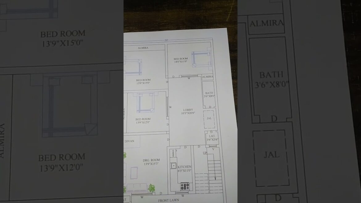 30 by 50 house design ! 150 gaj ka naksha !! #construction #house #viral #shortvideo #shorts #home 30 by 50 house design ! 150 gaj ka naksha !! #construction #house #viral #shortvideo #shorts #home