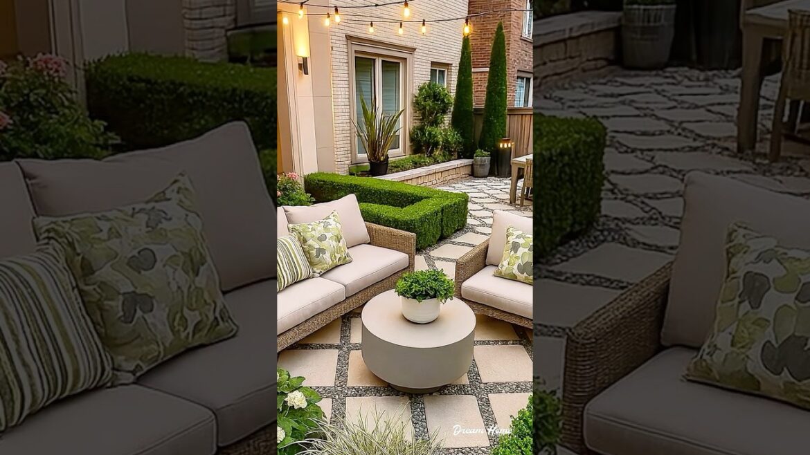Cozy City Backyard with Elegant Touch #garden #eleganthomes #home #gardendesign #gardenideas