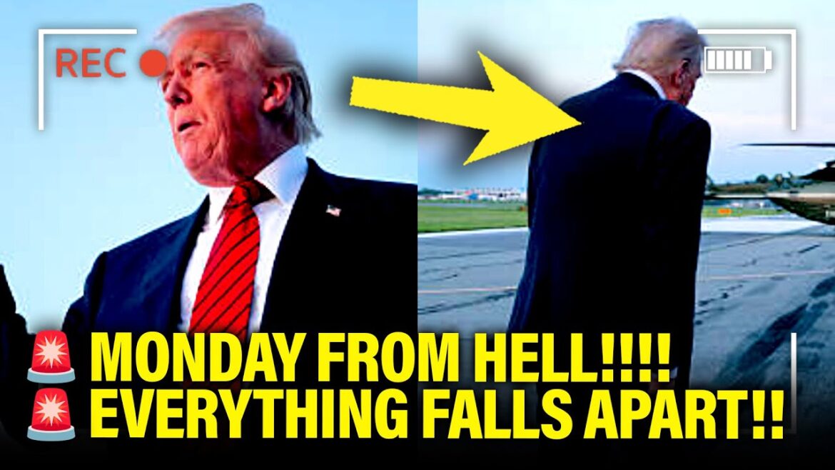 Trump has NIGHTMARE Landing in DC as WALLS CLOSE IN