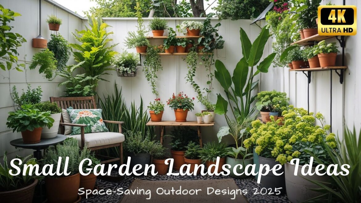 Small Garden Landscape Ideas for Small Home | Space-Saving Outdoor Designs 2025
