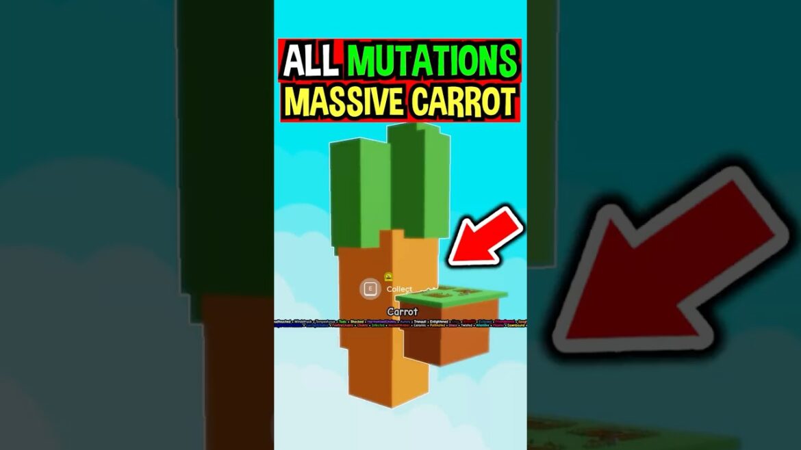 ALL MUTATION GIANT CARROT in Roblox Grow a Garden.. ALL MUTATION GIANT CARROT in Roblox Grow a Garden..