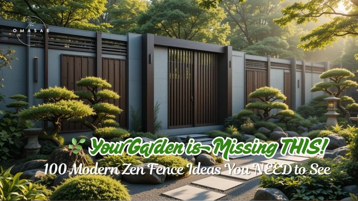 100 Fence Garden Ideas for Zen Gardens 2025  - Modern Japanese Design Trends
