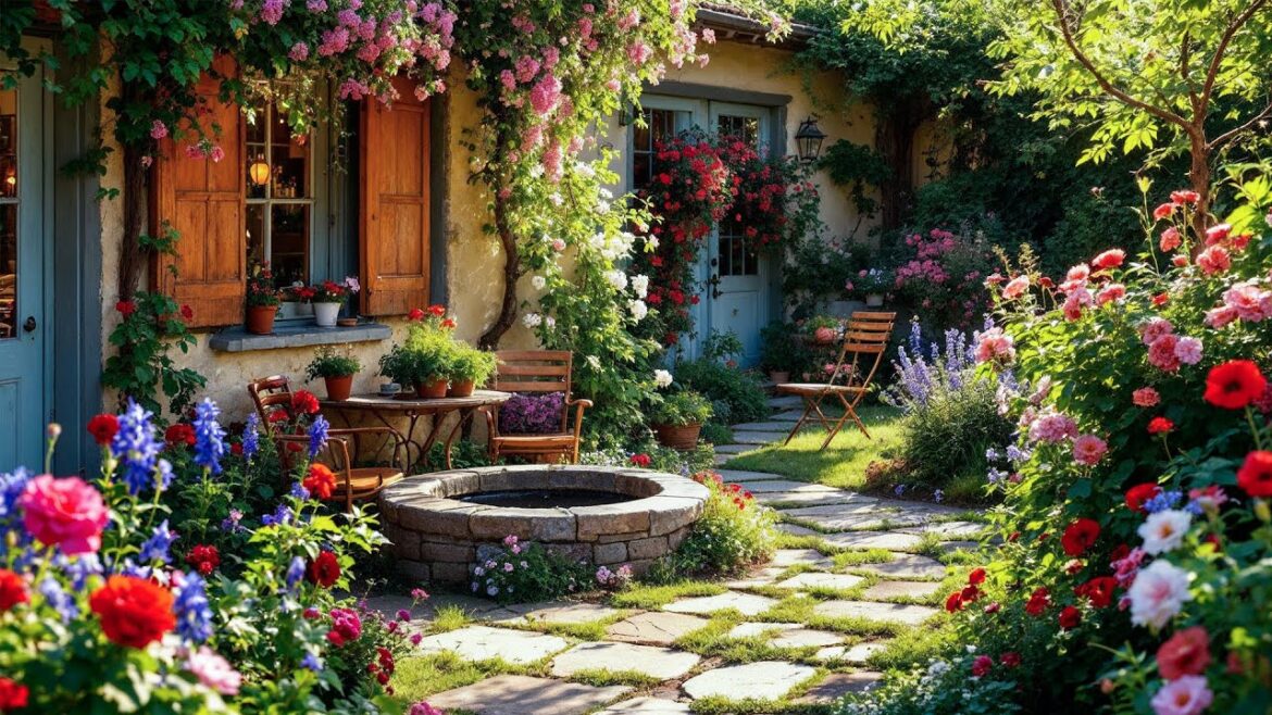 The Beauty of Classic Rustic Garden Design Blending Modern Garden