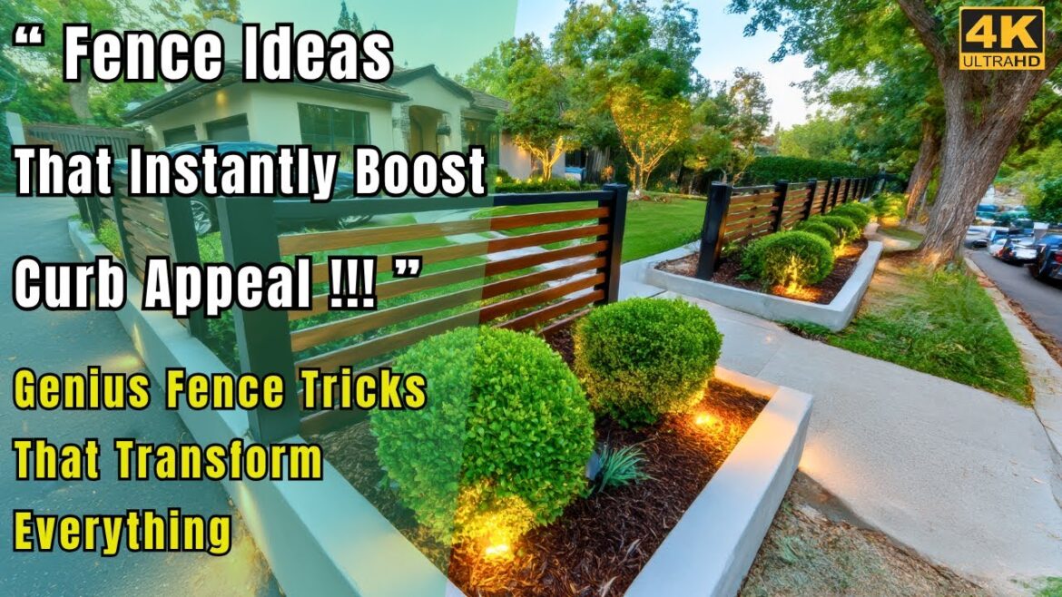 Small Front Yard Fence Landscaping Ideas: Increase Curb Appeal!