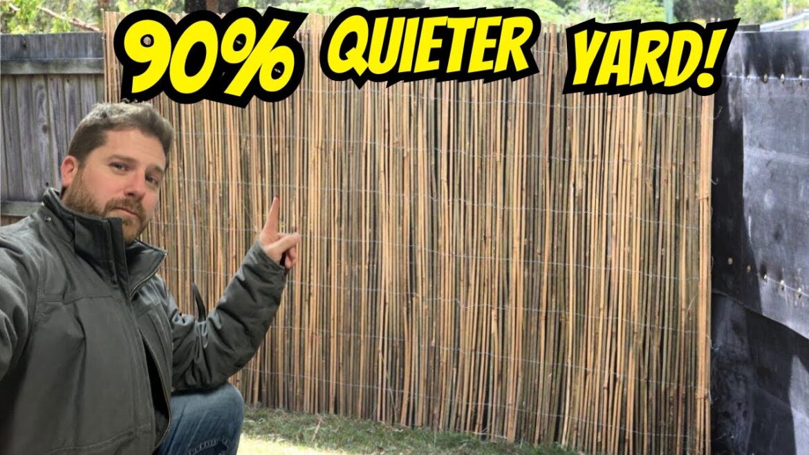 Noisy Backyard? Try This DIY Noise Blocker