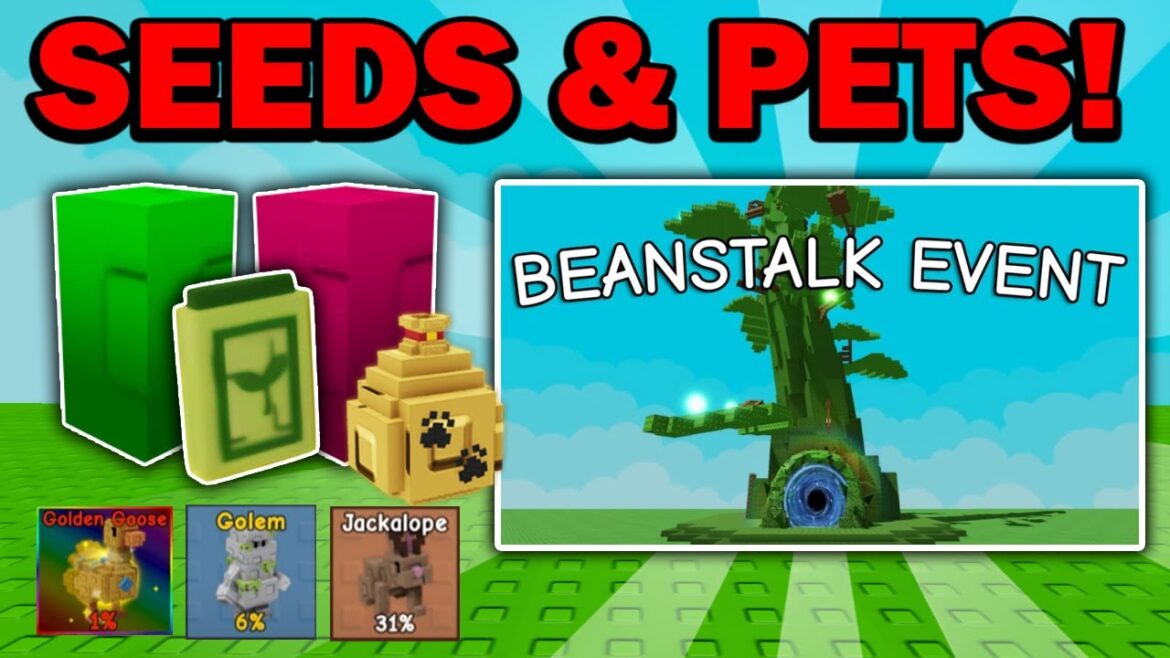 NEW SEEDS & PETS!! (Beanstalk Event Update) in Grow a Garden ROBLOX