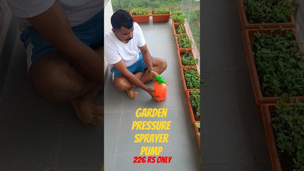 Kichen Garden pressure spayer pump with adjustable nozzle in just 226 rs #kichengarden#balconygarden Kichen Garden pressure spayer pump with adjustable nozzle in just 226 rs #kichengarden#balconygarden