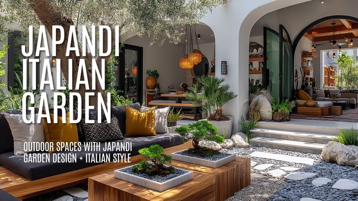 🌿✨ Japandi Garden Design Ideas for Small Spaces with Italian Style | Minimal Outdoor Aesthetics