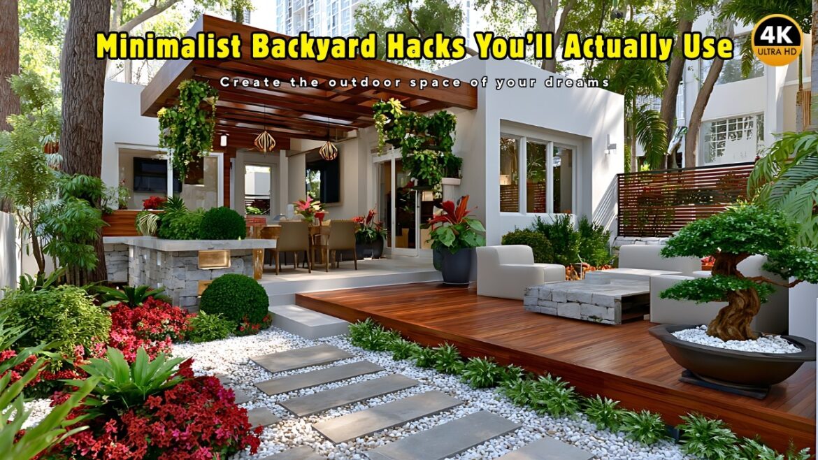Minimalist Backyard Designs – Clean, Elegant, and Easy to Maintain Minimalist Backyard Designs – Clean, Elegant, and Easy to Maintain