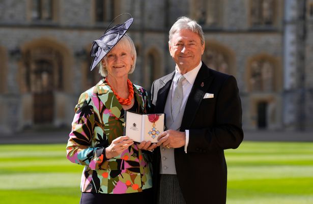 Alan Titchmarsh with his wife Alison 