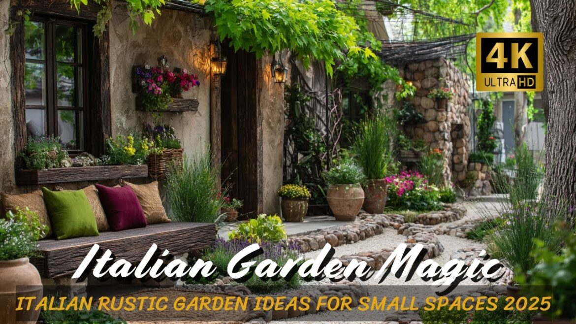 Italian Rustic Garden Ideas for Small Spaces | Timeless Southern Charm 2025