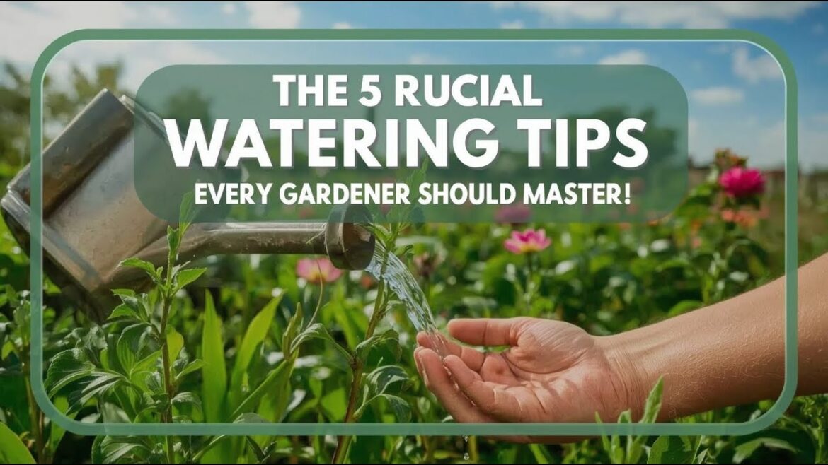 The 5 Crucial Watering Tips Every Gardener Should Master!