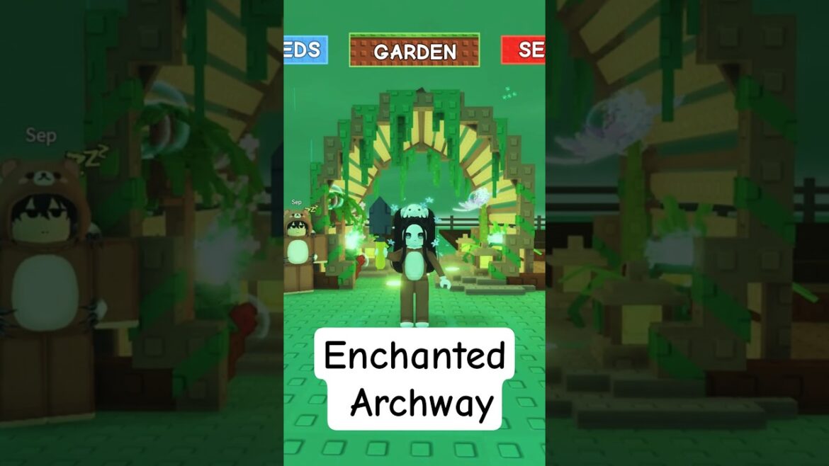 #7 Grow a Garden Design Ideas - Enchanted Entrance #growagarden