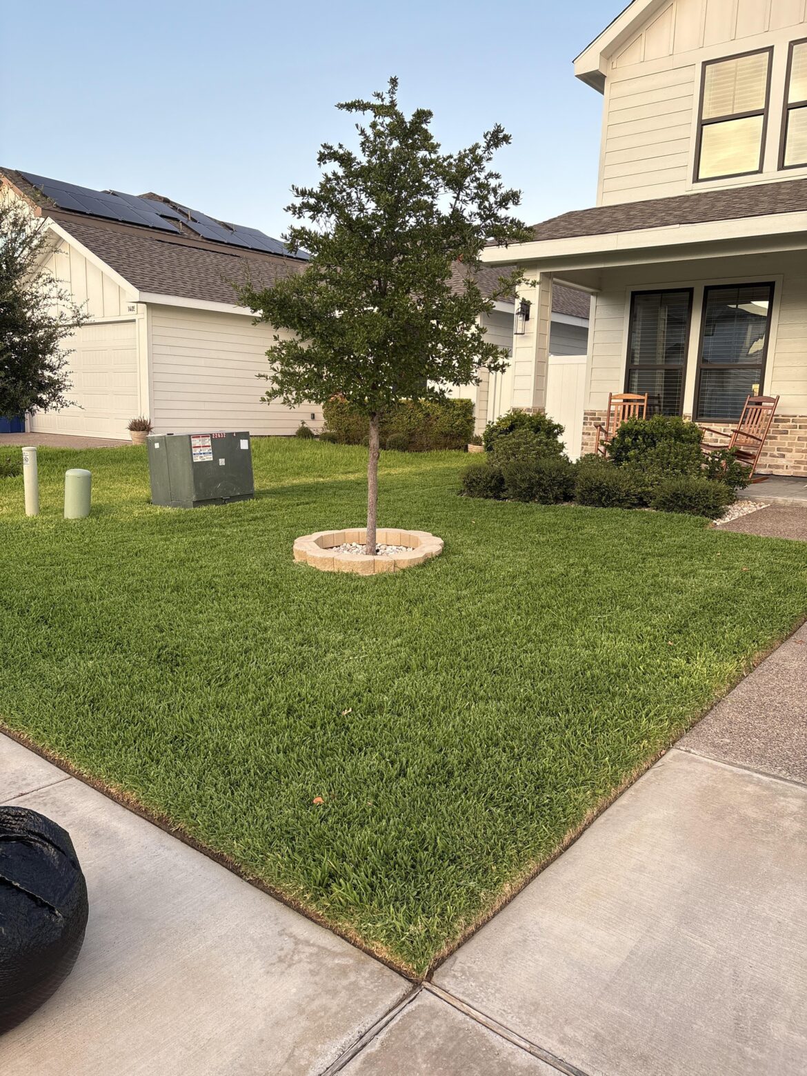 After yesterdays mow