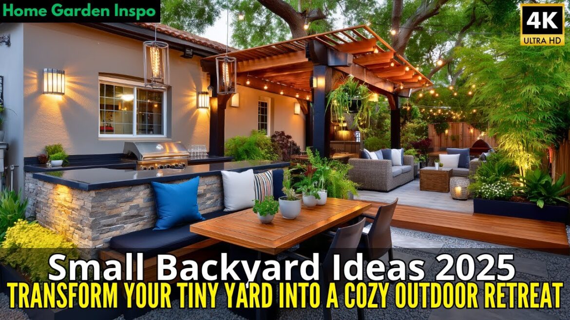 Small Backyard Ideas 2025: Transform Your Tiny Yard Into a Cozy Outdoor Retreat
