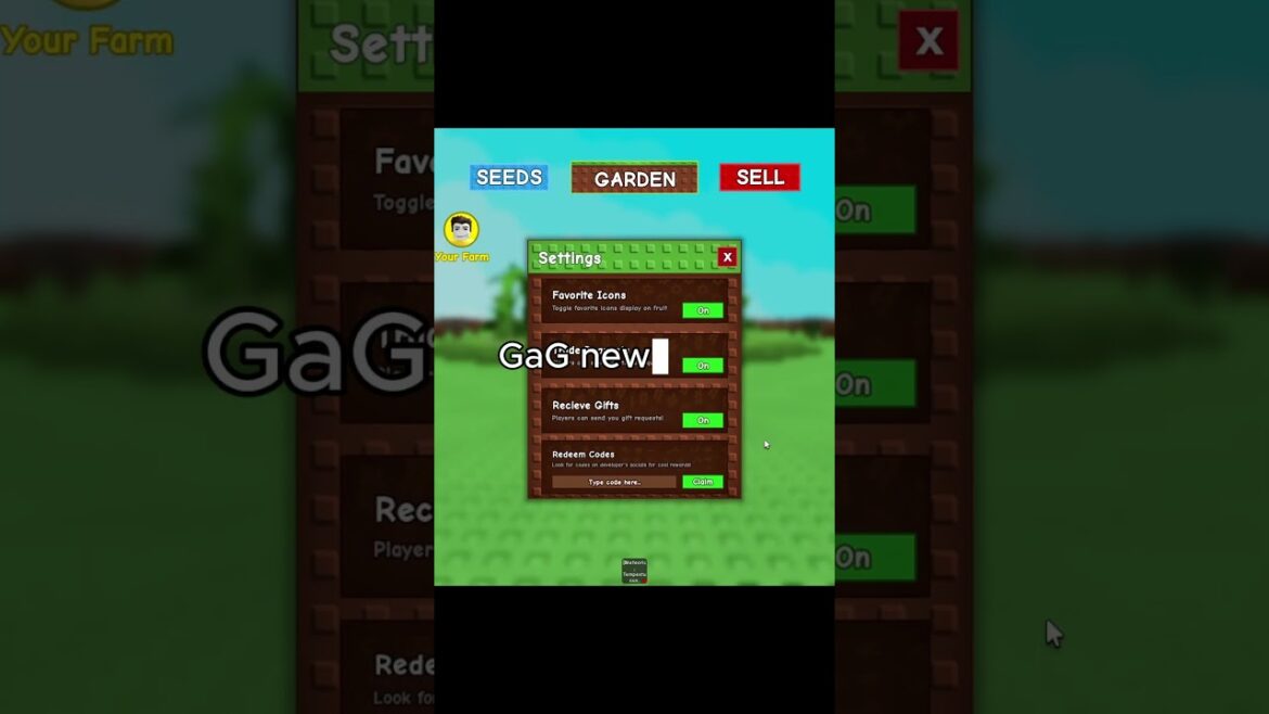 Grow a garden code for a raccoon??