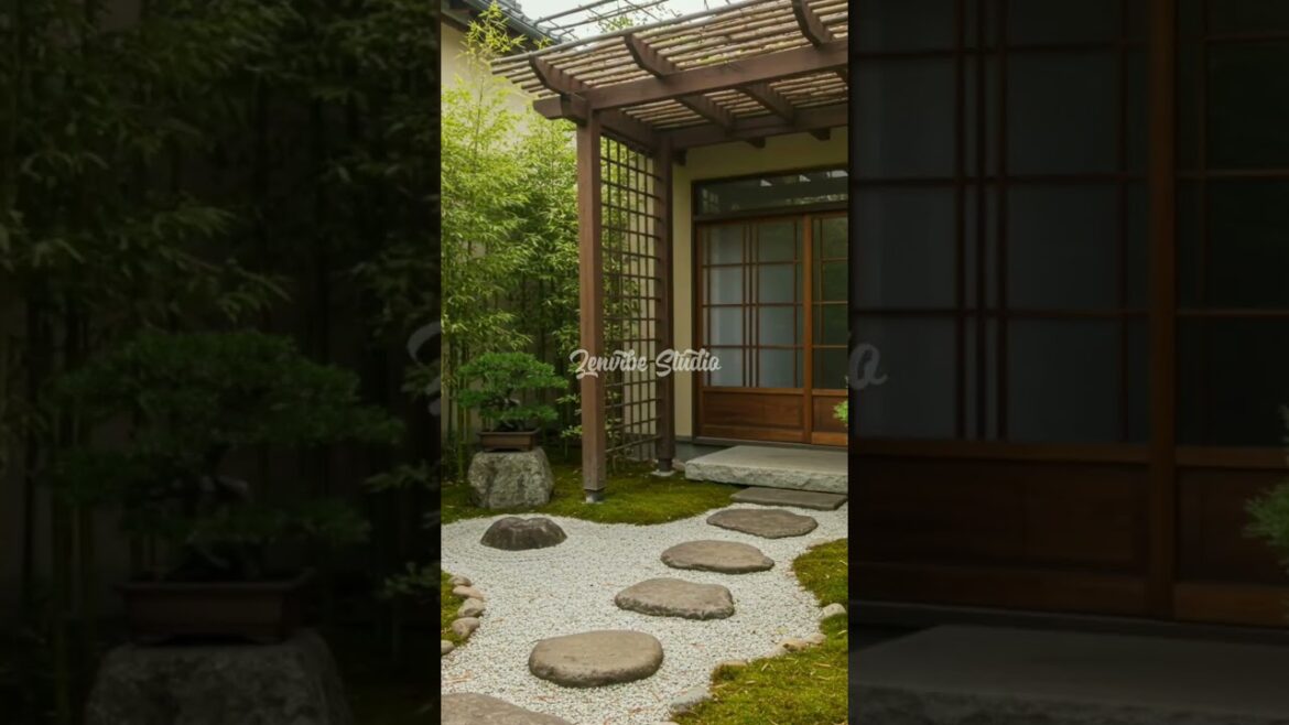 Beautiful front yard garden inspiration ideas japanese house #garden #relax #home #landscape
