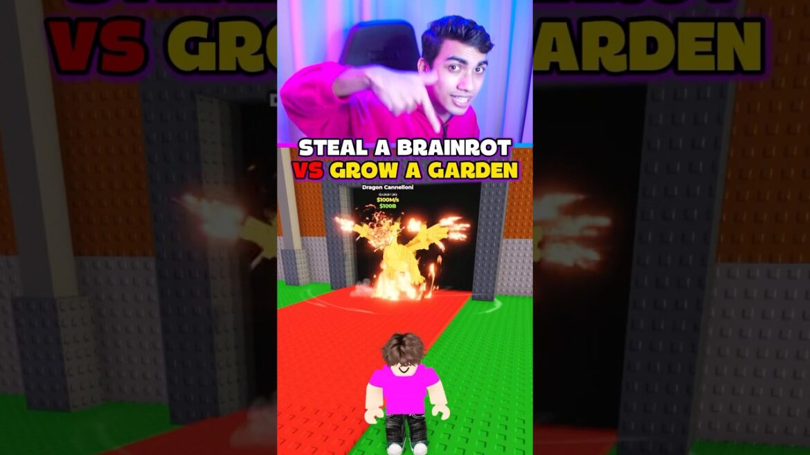 STEAL A BRAINROT VS GROW A GARDEN ADMIN EVENT 😱