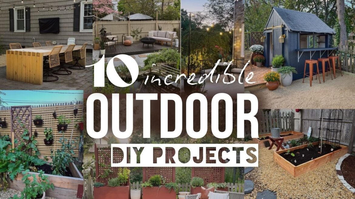 These 10 Outdoor Projects changed my entire Backyard | outdoor project ideas #diyprojects #backyard These 10 Outdoor Projects changed my entire Backyard | outdoor project ideas #diyprojects #backyard